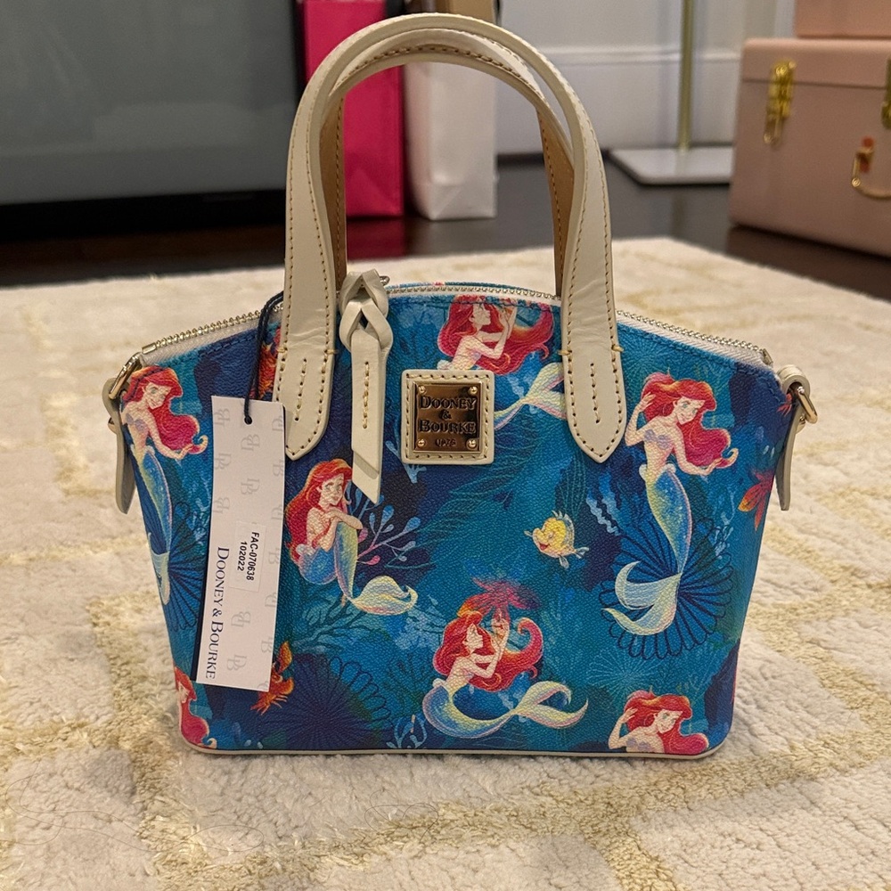 Disney Dooney & Bourke Ariel Blue Mini Bag